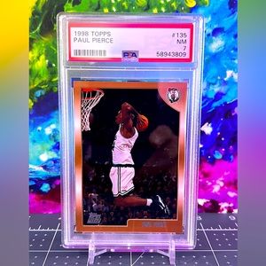 1998-99 Topps #135 Paul Pierce ROOKIE RC PSA 7 Graded